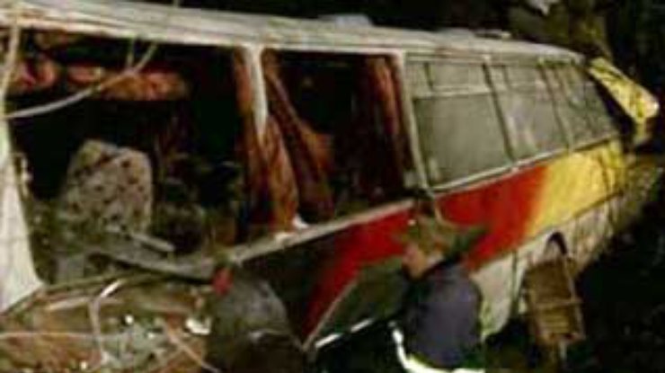 В Крыму автобус с туристами съехал в кювет: 17 погибли, 19 ранены