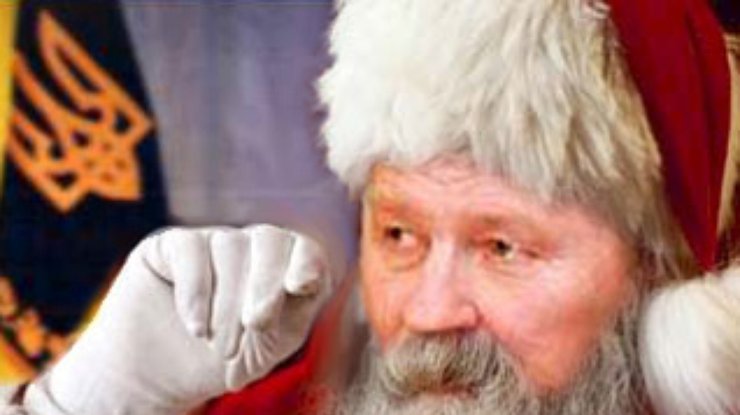 Одесские дети видят в Кучме Деда Мороза