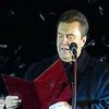 Янукович зажег огни на главной елке страны