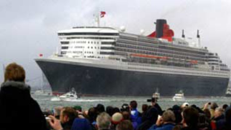 Крупнейший в мире круизный лайнер Queen Mary 2 скоро отправится в плавание