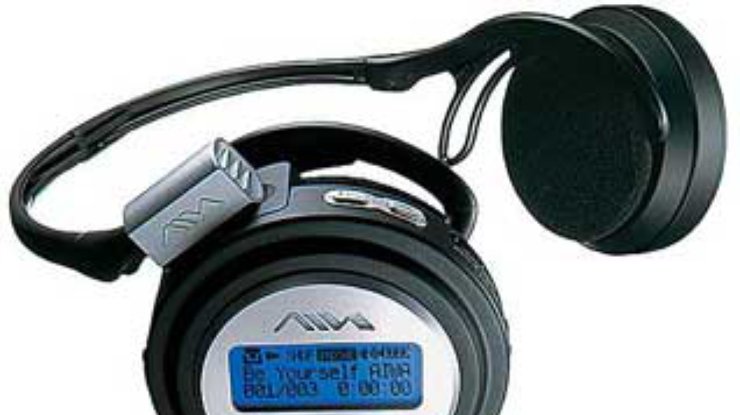 Наушники со встроенным MP3 плеером и FM тюнером от AIWA