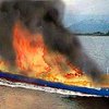У восточного побережья США взорвался танкер со спиртом