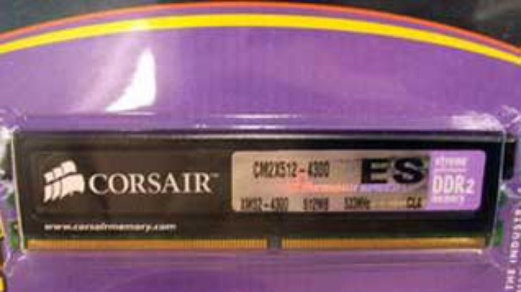 Corsair выпускает модули DDR II