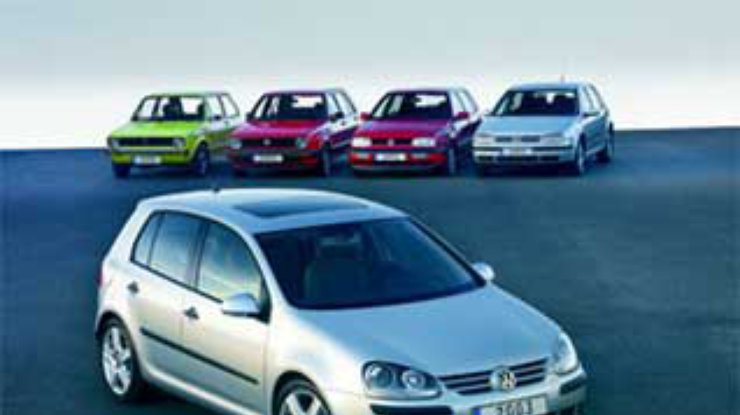 Продажи VW Golf V растут