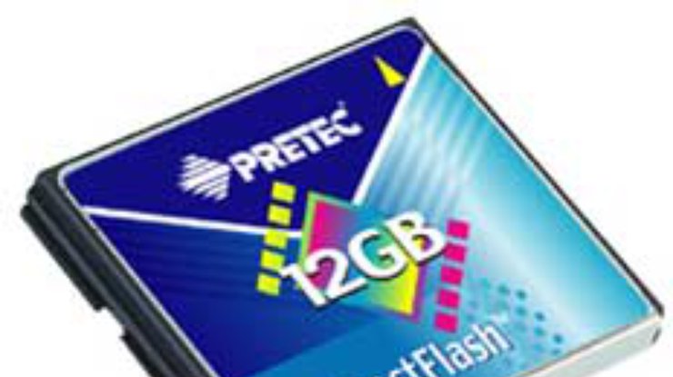 12 Гб карта Compact Flash от Pretec скоро будет в продаже