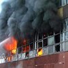 В Киеве потушен крупный пожар на мотоциклетном заводе