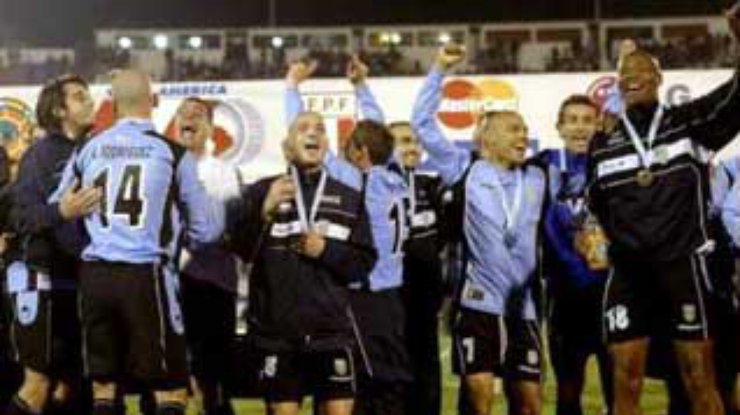 Сборная Уругвая заняла третье место на Кубке Америки