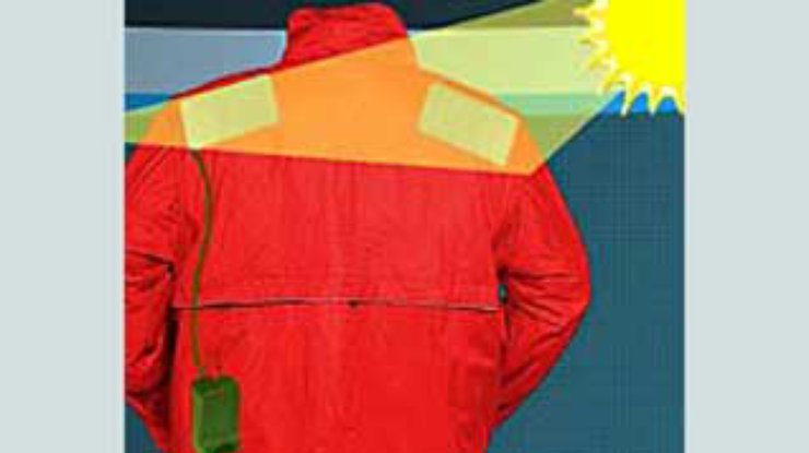 Изобретена "зарядная" куртка на солнечных батареях