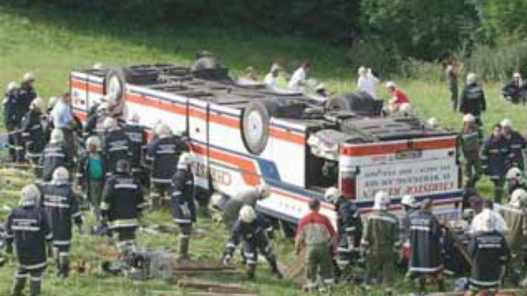 В Австрии разбился туристический автобус, погибли пять человек