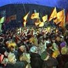 В Житомире проходят митинги в поддержку Ющенко и Януковича