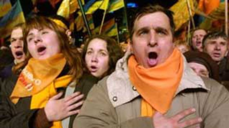 "Оранжевые" песни украинской революции