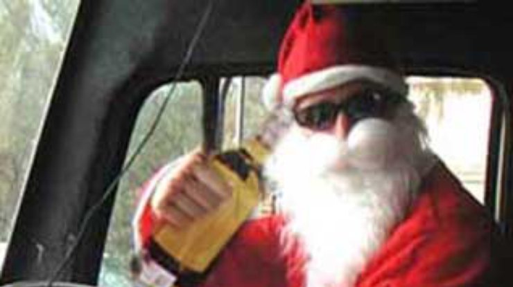 В Эстонии пьяный Дед Мороз не довез детям подарки