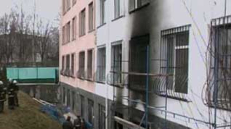 В Житомире горела Государственная областная налоговая администрация