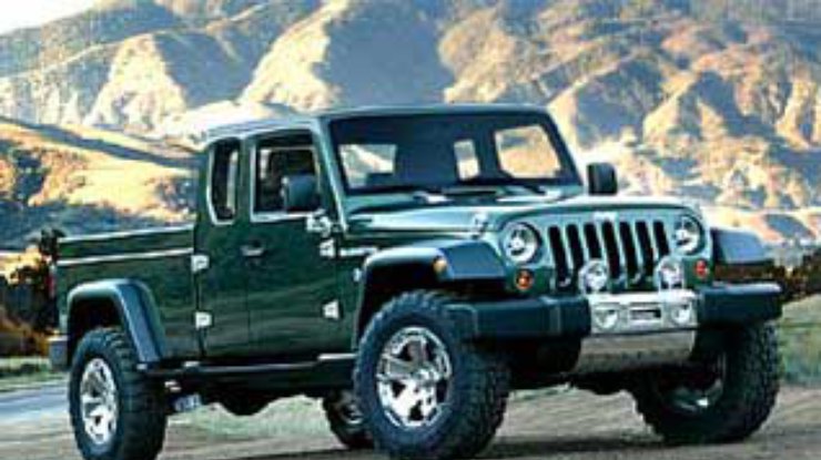 На Детройтской арене представлен "Гладиатор" от Jeep