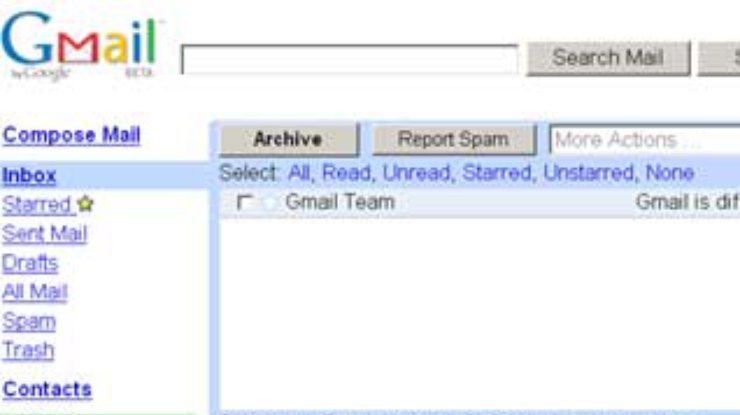Процесс бета-тестирования Gmail завершен