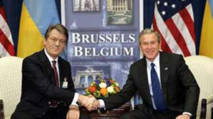Буш на встрече с Ющенко сравнил его с Джорджем Вашингтоном