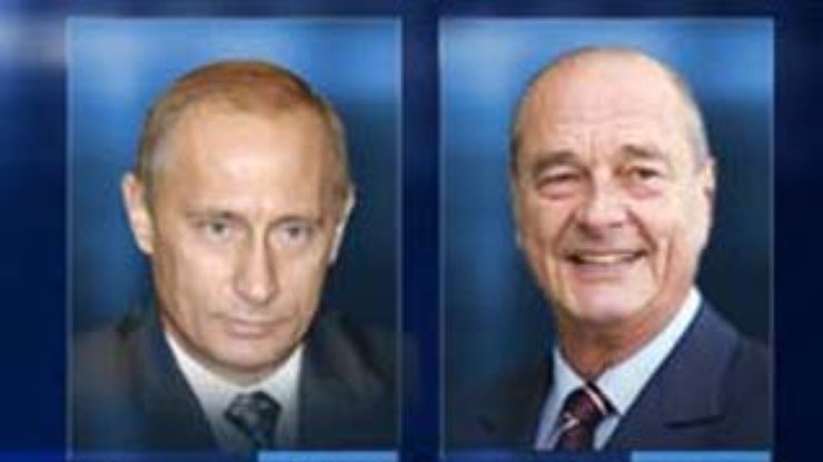 Путин и Ширак откроют в  Москве памятник де Голлю