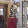 В Пуще-Водице столкнулись и загорелись два трамвая