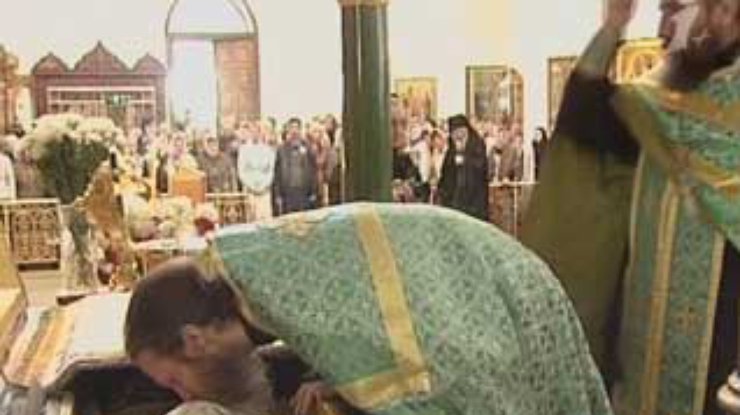 В Киев доставили ковчег с мощами преподобного Серафима Саровского