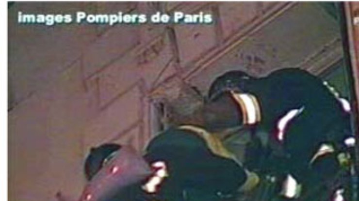 В результате пожара в Париже пострадали 13 человек