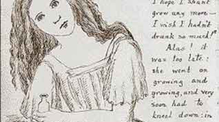 Рукопись "Алисы в Стране чудес" можно полистать в интернете