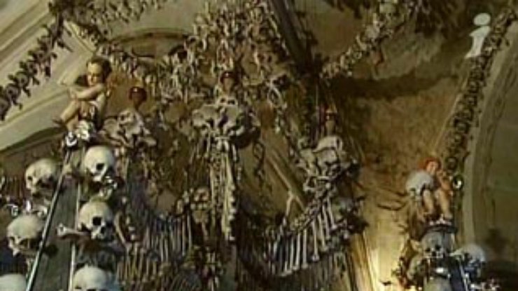 В Чехии есть церковь, в которой хранятся останки 40 тысяч человек