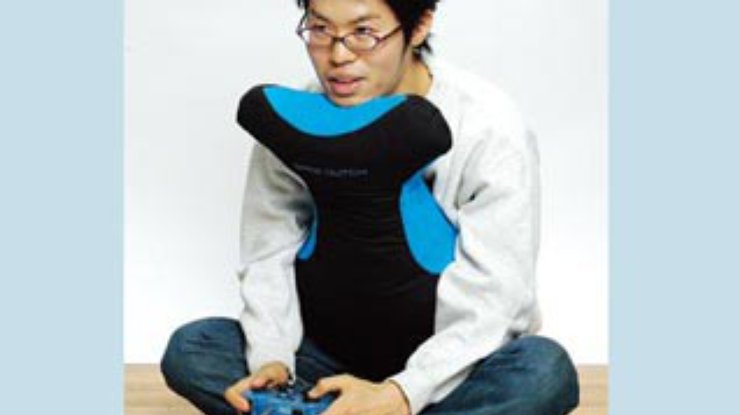Японцы придумали подушку для геймера