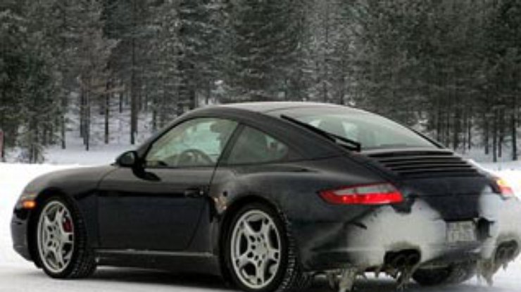 Появились первые фото Porsche 911 Targa