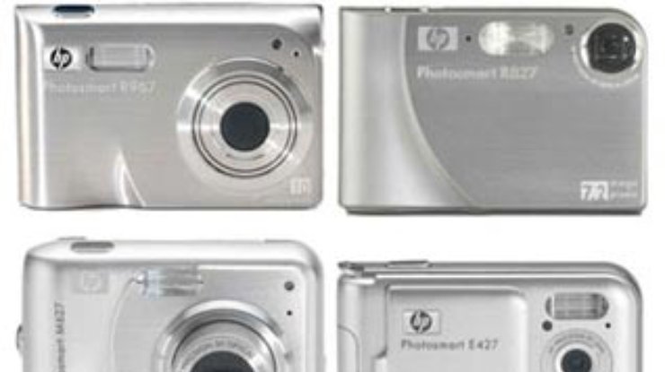 Hewlett-Packard представил 4 новых цифровика серии Photosmart