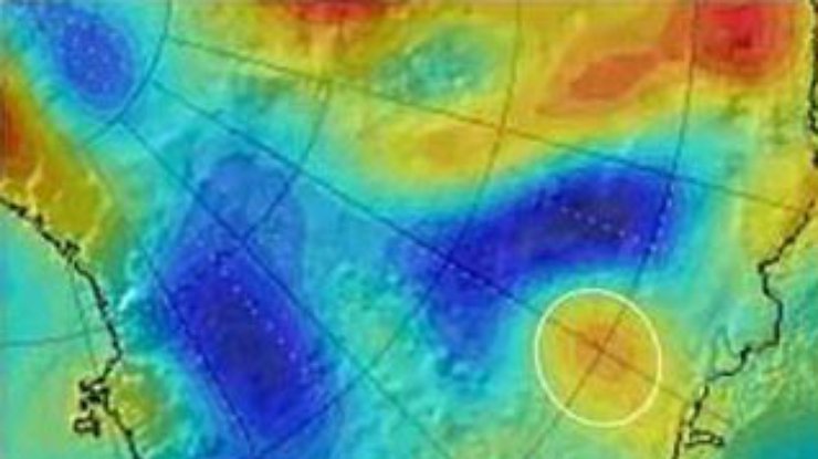 Крупнейший метеоритный кратер нашелся подо льдом Антарктиды