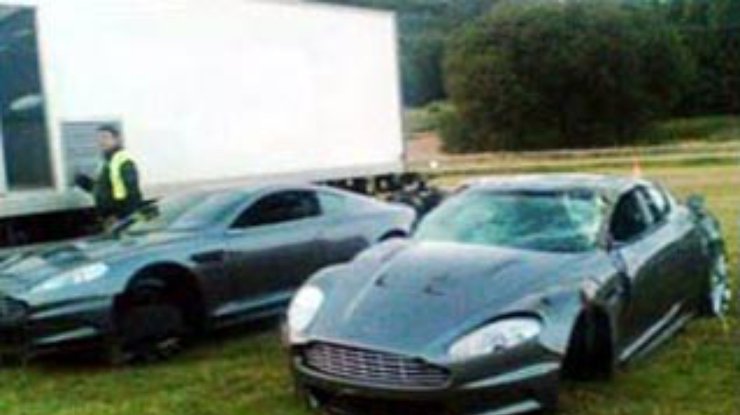 За один день съемок фильма о Бонде разбили три Aston Martin