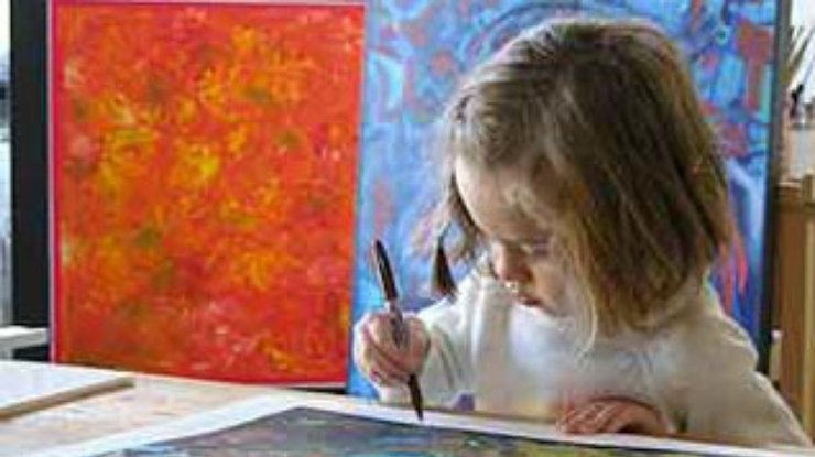 Картина шестилетней абстракционистки стоит 25 тысяч долларов