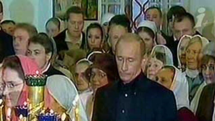 Росiйский президент відсвяткував Різдво у невеличкій церкві