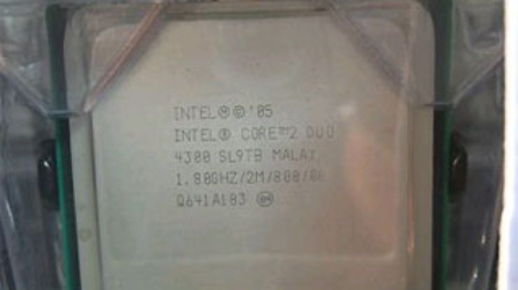 Бюджетный Intel Core 2 Duo E4300 - уже в продаже