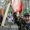 В Бишкеке произошла массовая драка на митинге оппозиции