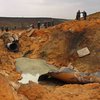 На месте взрыва газопровода под Киевом земля стала ядовито-оранжевой