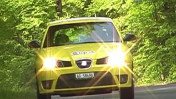 Телеканал "Интер" отправил новехонький SEAT IBIZA на сельхозработы