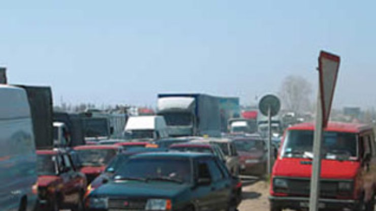 В столице установлена рекордная автомобильная пробка