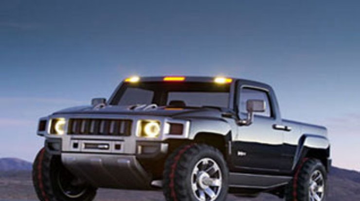 Hummer представил концепт H3 с кузовом "пикап"