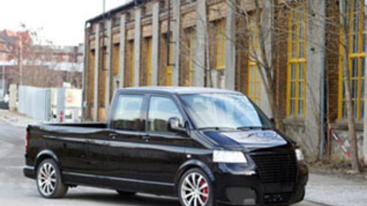 Volkswagen Transporter "скрестили" с Porsche и превратили в пикап