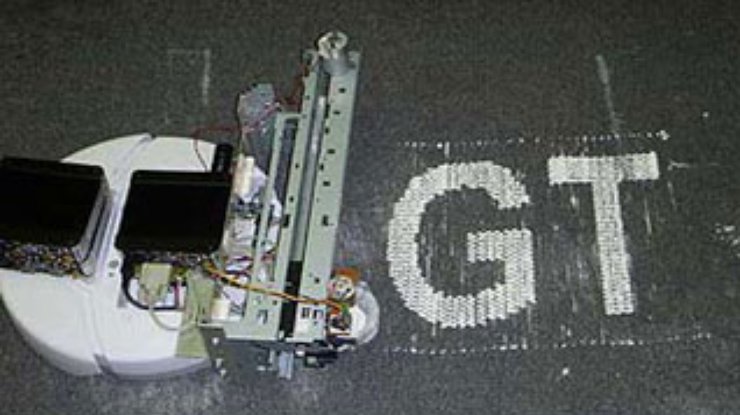 Принтер-робот может "распечатать" изображения неограниченных размеров