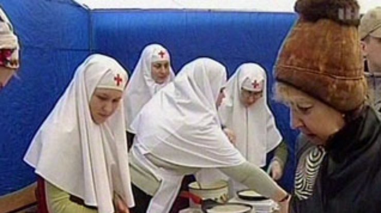 В Киеве сегодня провожали зиму