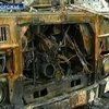 Четыре человека сгорели заживо в автобусе в Запорожье