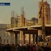 В Киеве начался демонтаж ТРК "Троицкий"