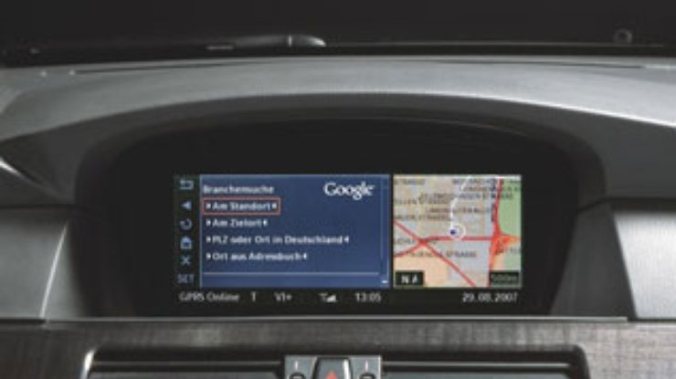 BMW оснащает автомобиль бортовым доступом в интернет