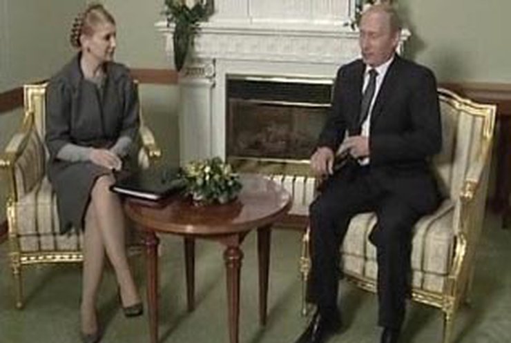 Тимошенко переговорила с Путиным о газе