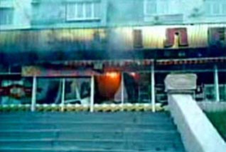 В Киеве горел магазин