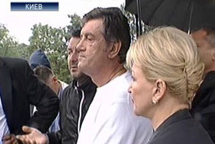 Ющенко посетил "Мистецький арсенал"