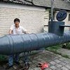 Китайский умелец собрал дома подводную лодку