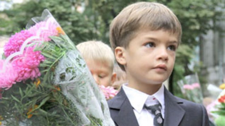 В Киеве становится все больше первоклассников